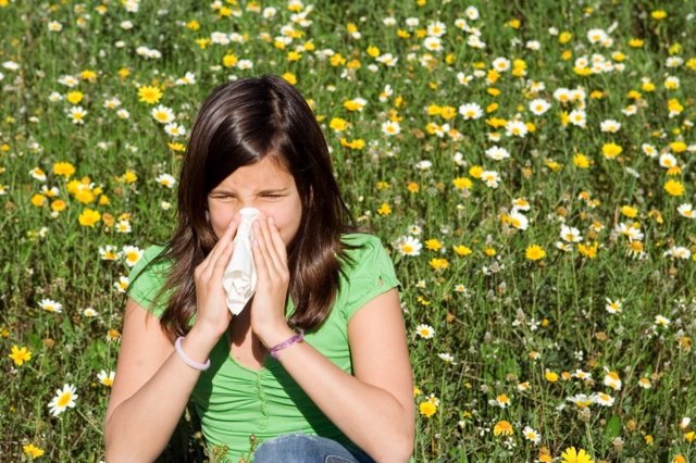 Alergia al polen, síntomas, tratamiento, rinitis alérgica