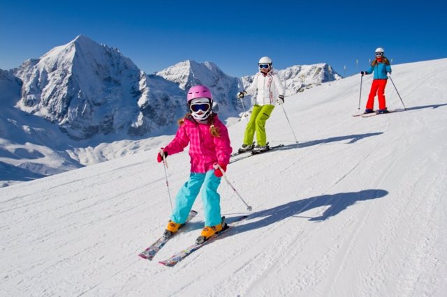 Esquiar: aprender desde niños