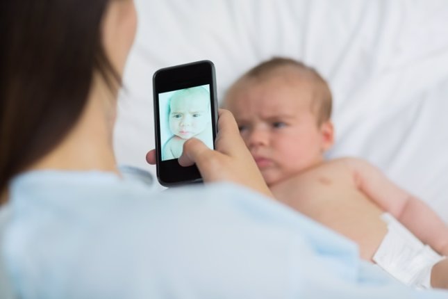 Bebé foto smarthone