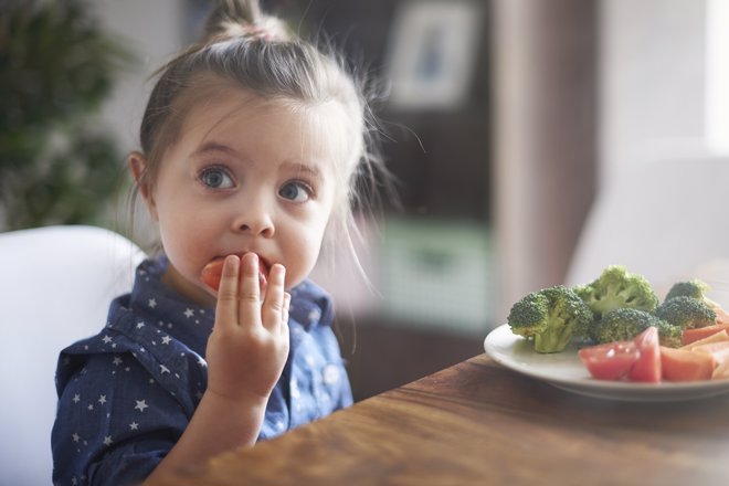 Las verduras deben estar en la dieta de los niños